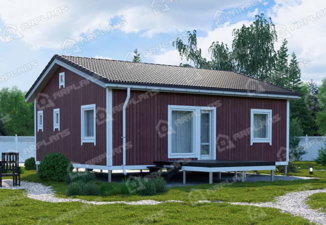 Каркасный дом 11х9. Проект К-2