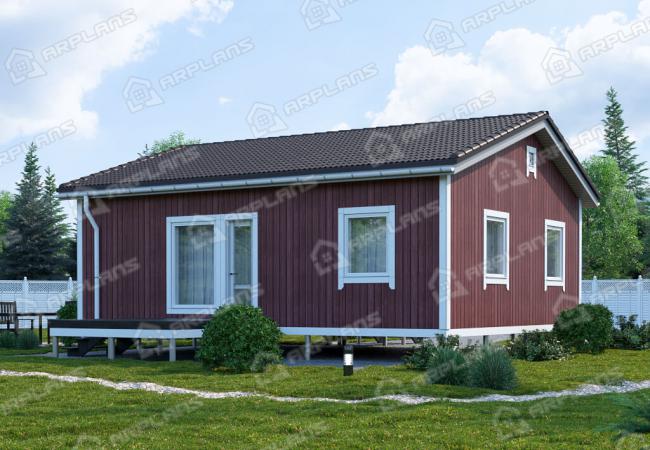 Каркасный дом 11х9. Проект К-2