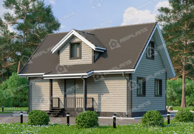 Каркасный дом 7х9. Проект К-21