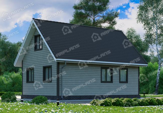 Каркасный дом 7х9. Проект К-21