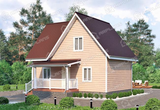 Каркасный дом 11х7.9. Проект К-24