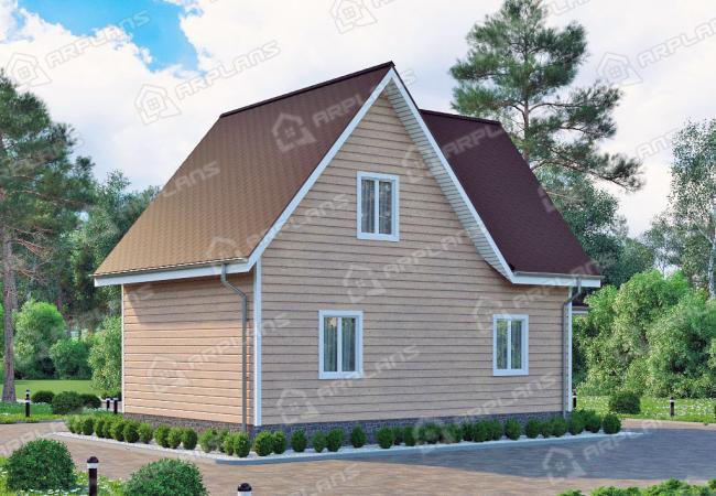 Каркасный дом 11х7.9. Проект К-24
