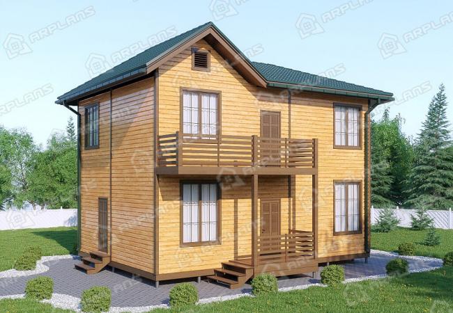 Каркасный дом 9х11. Проект К-25