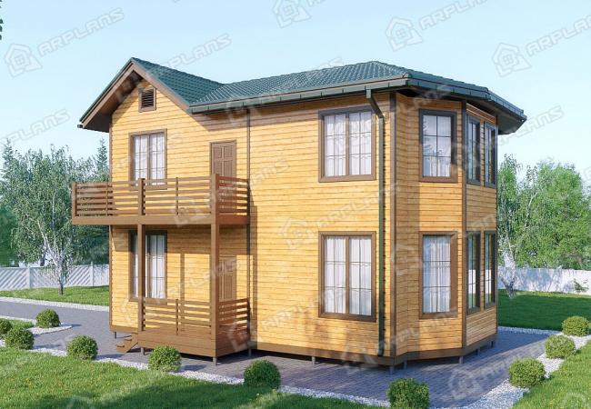 Каркасный дом 9х11. Проект К-25