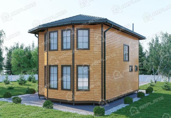 Каркасный дом 9х11. Проект К-25