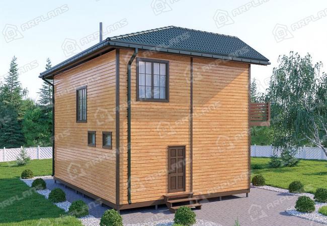 Каркасный дом 9х11. Проект К-25