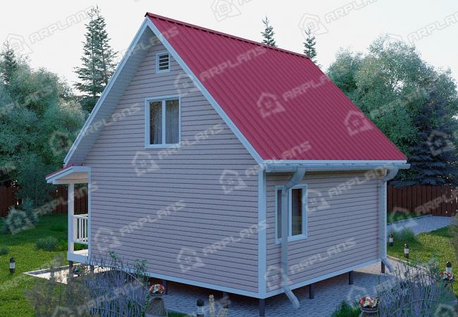 Каркасный дом 6х6 Проект К-26