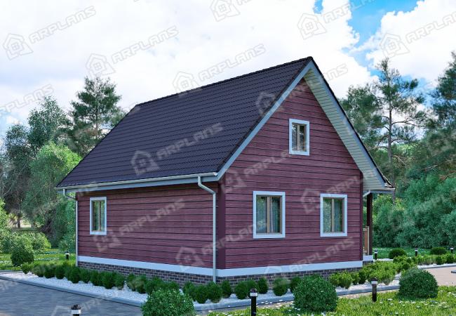 Каркасный дом 9х7.6. Проект К-30