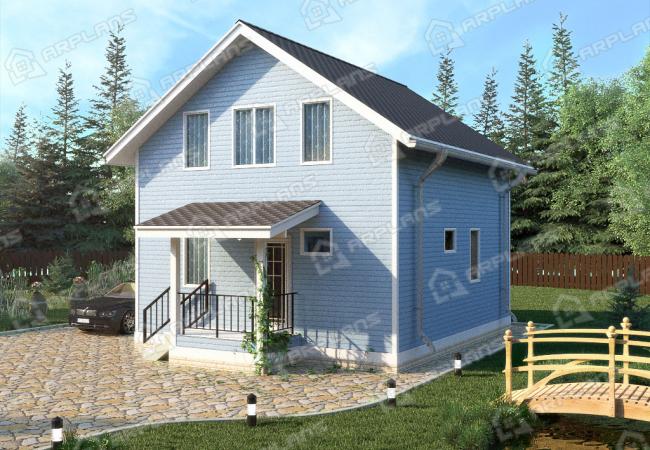 Каркасный дом 7х9.4 Проект К-33