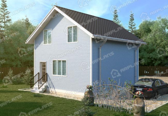 Каркасный дом 7х9.4 Проект К-33