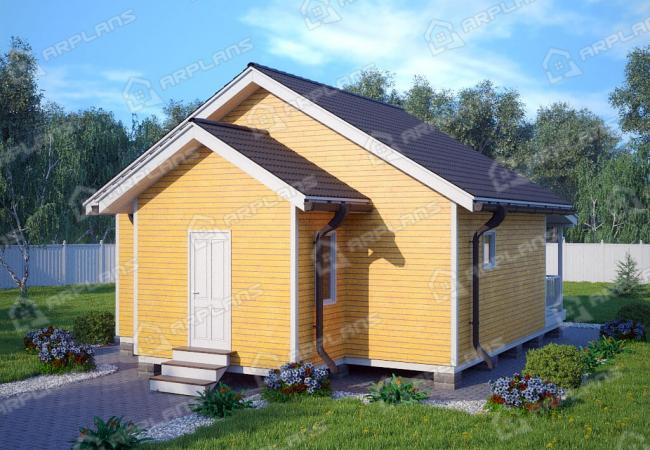Каркасный дом 9.9х8 Проект К-39
