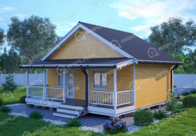 Каркасный дом 9.9х8 Проект К-39