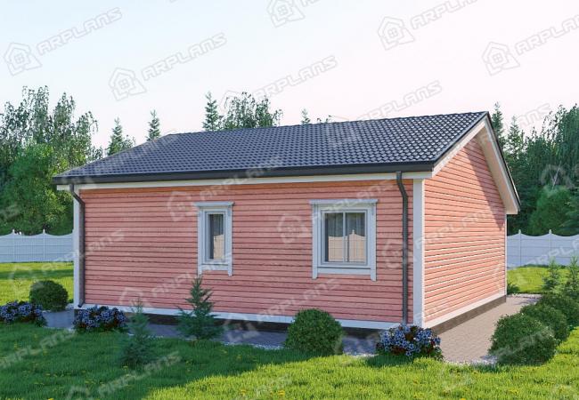 Каркасный дом 9х9. Проект К-41