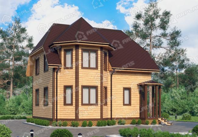 Каркасный дом 8х9.5. Проект К-46