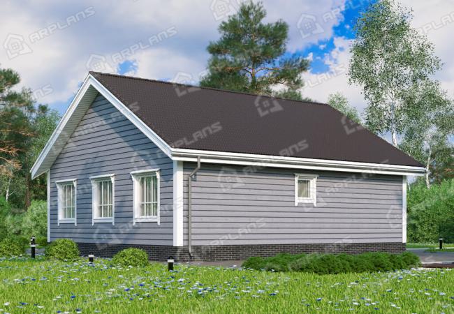 Каркасный дом 10х11. Проект К-5