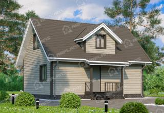 Каркасный дом 7х9. Проект К-21