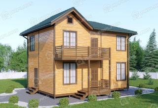 Каркасный дом 9х11. Проект К-25