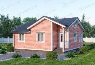 Каркасный дом 9х9. Проект К-41